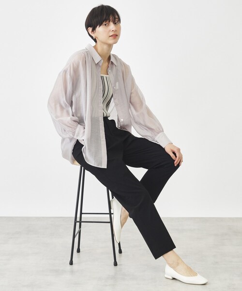 THE SHOP TK （ザ ショップ ティーケー ）の「◆ハイパーストレッチテーパードパンツ/洗える（その他パンツ・レディース・ライトベージュ/ダークグレー/ブラック・12/13/10/14/11）」の17枚目の写真