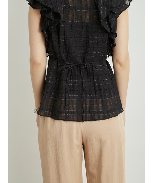 タグ付き LILY BROWN 24SS ラッフルフリルブラウス タグ付き LILY BROWN 24SS ラッフルフリルブラウス - メルカリ