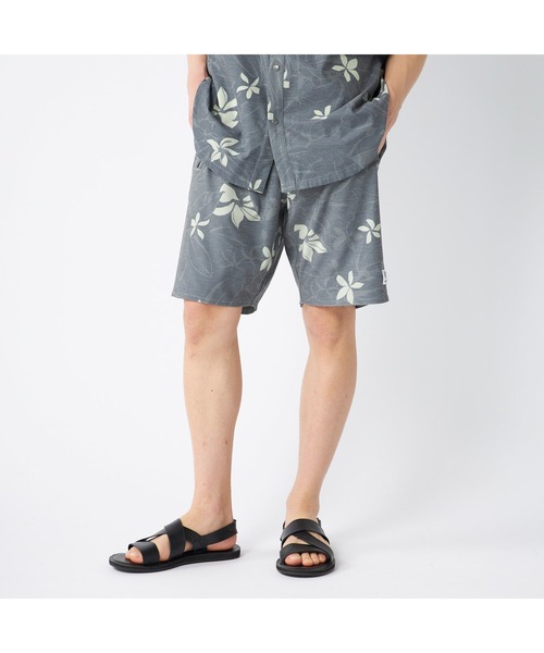 Ocean Pacific(オーシャンパシフィック)の「Ocean Pacific/オーシャンパシフィック ショートパンツ 水陸両用 無地 総柄 ロゴ 刺繍 ハイブリッド リバーシブル ショーツ(水着・メンズ・ブルー/ブラック・M/L/XL)」の6枚目の写真