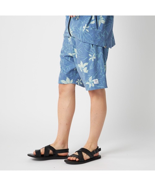 Ocean Pacific(オーシャンパシフィック)の「Ocean Pacific/オーシャンパシフィック ショートパンツ 水陸両用 無地 総柄 ロゴ 刺繍 ハイブリッド リバーシブル ショーツ(水着・メンズ・ブルー/ブラック・M/L/XL)」の21枚目の写真