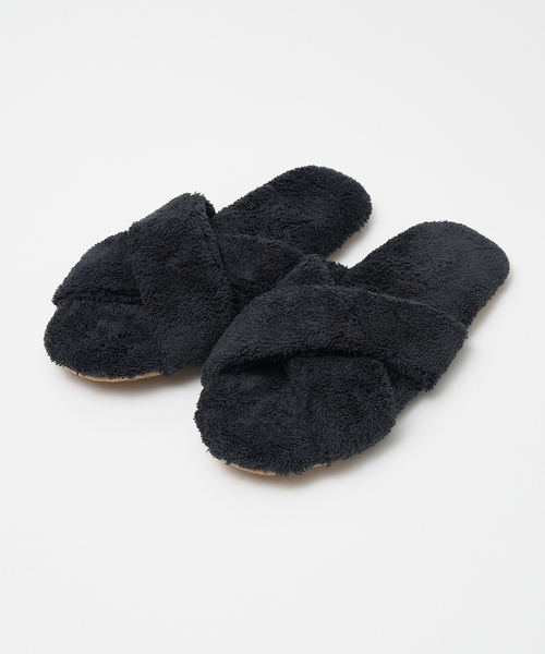 collex(コレックス)の「パイルクロスルームシューズ(ルームシューズ/スリッパ・レディース・ベージュ/グレー/チャコールグレー・M/L)」の7枚目の写真