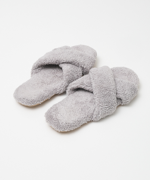 collex(コレックス)の「パイルクロスルームシューズ(ルームシューズ/スリッパ・レディース・ベージュ/グレー/チャコールグレー・M/L)」の9枚目の写真