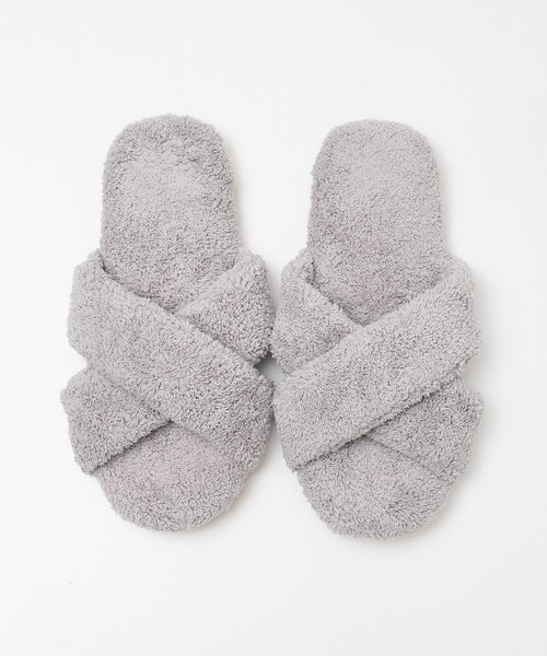 collex(コレックス)の「パイルクロスルームシューズ(ルームシューズ/スリッパ・レディース・ベージュ/グレー/チャコールグレー・M/L)」の10枚目の写真