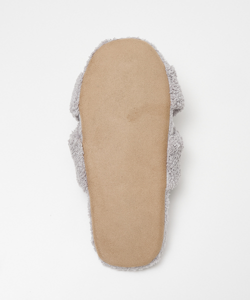 collex(コレックス)の「パイルクロスルームシューズ(ルームシューズ/スリッパ・レディース・ベージュ/グレー/チャコールグレー・M/L)」の12枚目の写真