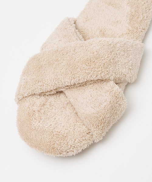 collex(コレックス)の「パイルクロスルームシューズ(ルームシューズ/スリッパ・レディース・ベージュ/グレー/チャコールグレー・M/L)」の15枚目の写真