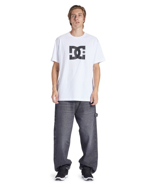 【セール】WORKER BAGGY CARPENT/DCワイドシルエットブラックデニムパンツ（デニムパンツ）｜DC SHOES（ディーシーシューズ）