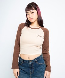 atmos pink Original logo raglan tee / アトモス ピンク オリジナル ロゴ ラグラン ティー