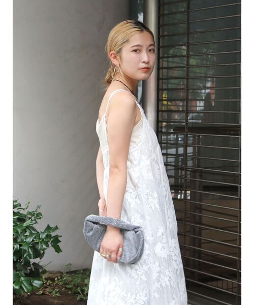 Ungrid(アングリッド)の「ギャザーハンドバッグ(ハンドバッグ・レディース・グリーン/オフホワイト/ブラック・FREE)」の22枚目の写真