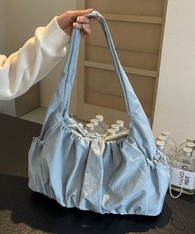 シンプルプリーツデザインバッグ