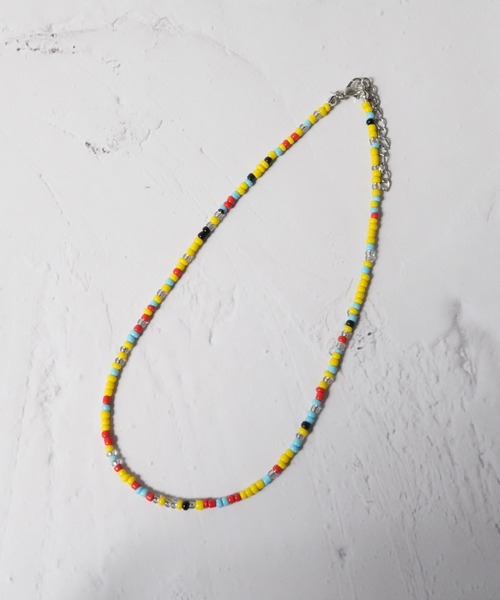 Port（ポート）の「【 Port / ポート 】 カラフル ビーズ ネックレス #（ネックレス・レディース・ピンク/グリーン/マルチ/ブラック/ブラック系その他/イエロー/ブルー/オレンジ・FREE）」の6枚目の写真