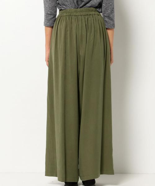 Another Edition（アナザーエディション）の「タックワイドパンツ/AEBC  TUCK WID PT（その他パンツ・レディース・ブラック/オリーブ・フリー）」の7枚目の写真