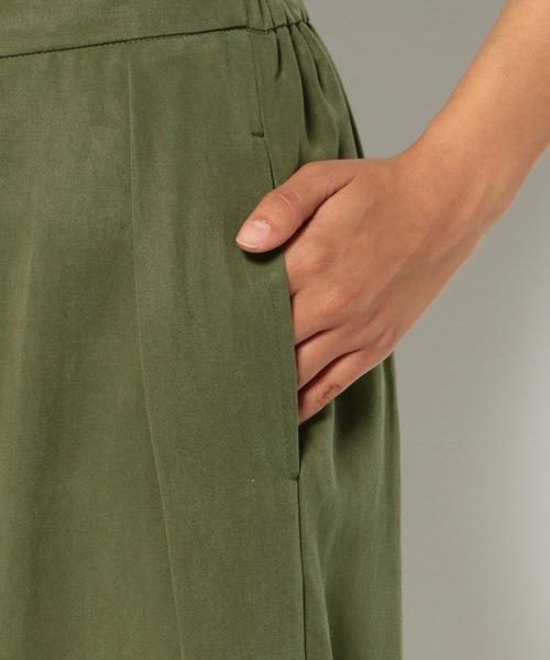 Another Edition（アナザーエディション）の「タックワイドパンツ/AEBC  TUCK WID PT（その他パンツ・レディース・ブラック/オリーブ・フリー）」の4枚目の写真