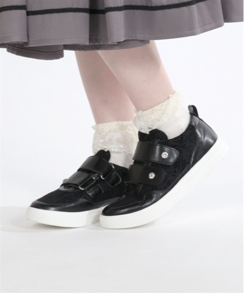 axes femme（アクシーズファム）の「レース使いベルクロ