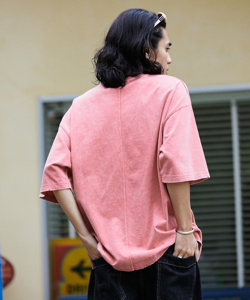 JOURNAL STANDARD(ジャーナルスタンダード)の「アシッド ダメージ ヘビーTシャツ(Tシャツ/カットソー・メンズ・ブラック系その他/ピンク/チャコールグレー/ラベンダー・X-LARGE/MEDIUM/LARGE)」の18枚目の写真