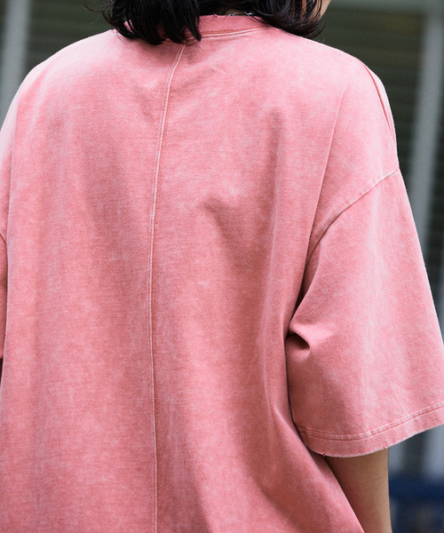 JOURNAL STANDARD(ジャーナルスタンダード)の「アシッド ダメージ ヘビーTシャツ(Tシャツ/カットソー・メンズ・ブラック系その他/ピンク/チャコールグレー/ラベンダー・X-LARGE/MEDIUM/LARGE)」の19枚目の写真