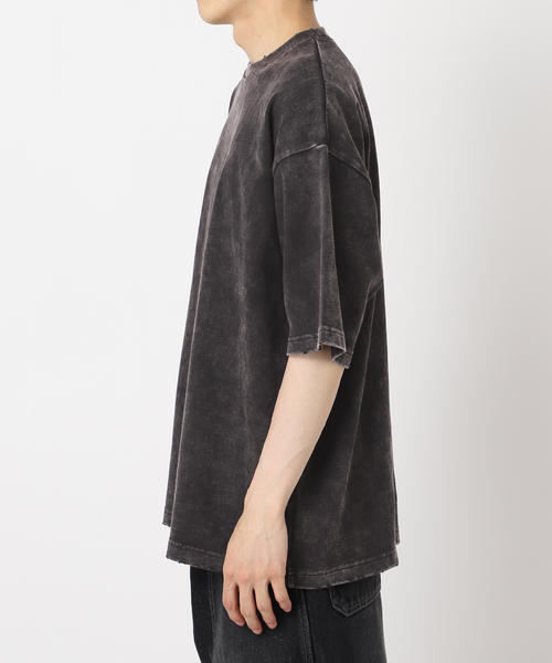 JOURNAL STANDARD(ジャーナルスタンダード)の「アシッド ダメージ ヘビーTシャツ(Tシャツ/カットソー・メンズ・ブラック系その他/ピンク/チャコールグレー/ラベンダー・X-LARGE/MEDIUM/LARGE)」の11枚目の写真