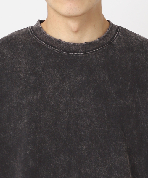 JOURNAL STANDARD(ジャーナルスタンダード)の「アシッド ダメージ ヘビーTシャツ(Tシャツ/カットソー・メンズ・ブラック系その他/ピンク/チャコールグレー/ラベンダー・X-LARGE/MEDIUM/LARGE)」の14枚目の写真