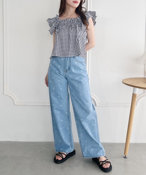 Loueme(ルエム)の「アソートパターンデニムパンツ(デニムパンツ・レディース・ライトブルー/その他1・S/M)」の22枚目の写真