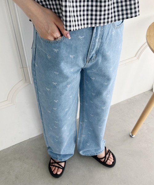 Loueme(ルエム)の「アソートパターンデニムパンツ(デニムパンツ・レディース・ライトブルー/その他1・S/M)」の10枚目の写真