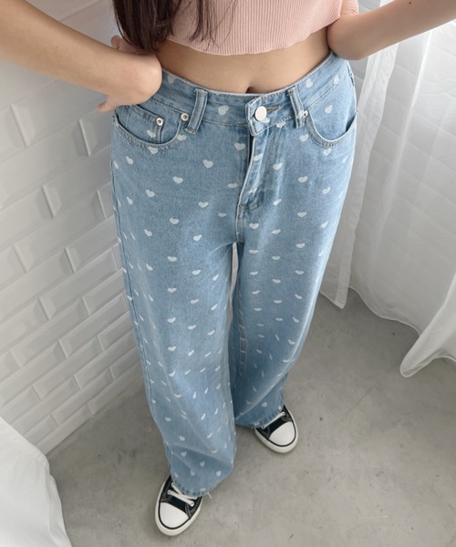 Loueme(ルエム)の「アソートパターンデニムパンツ(デニムパンツ・レディース・ライトブルー/その他1・S/M)」の3枚目の写真