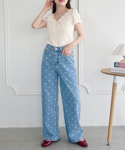 Loueme(ルエム)の「アソートパターンデニムパンツ(デニムパンツ・レディース・ライトブルー/その他1・S/M)」の8枚目の写真