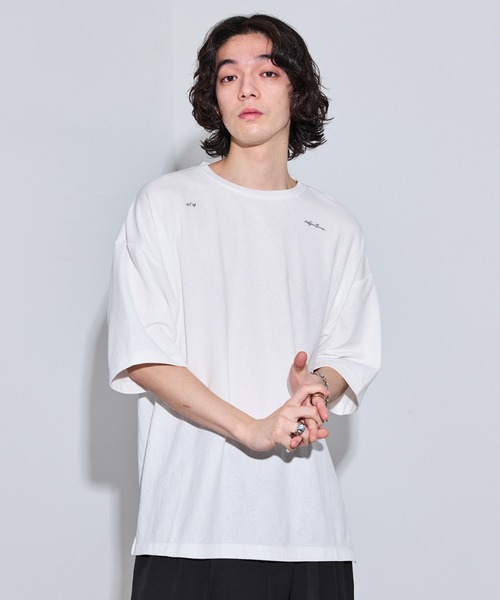 JUNRED(ジュンレッド)の「シンボルアートプリントTシャツ(Tシャツ/カットソー・メンズ・ホワイト/ピンク/ブルー/ブラック・L/M/S)」の2枚目の写真