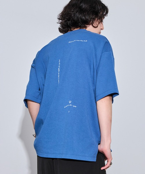 JUNRED(ジュンレッド)の「シンボルアートプリントTシャツ(Tシャツ/カットソー・メンズ・ホワイト/ピンク/ブルー/ブラック・L/M/S)」の4枚目の写真