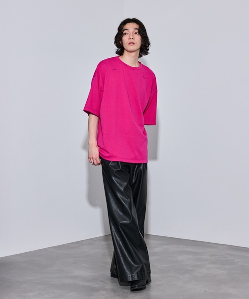 JUNRED(ジュンレッド)の「シンボルアートプリントTシャツ(Tシャツ/カットソー・メンズ・ホワイト/ピンク/ブルー/ブラック・L/M/S)」の22枚目の写真