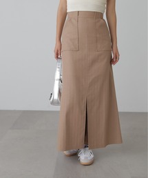FREE'S MART | ◆[低身長サイズ/Sシリーズ]麻混フロントスリットマキシスカート(スカート)