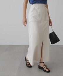 FREE'S MART | ◆[低身長サイズ/Sシリーズ]麻混フロントスリットマキシスカート(スカート)