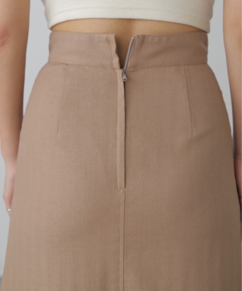 FREE'S MART(フリーズマート)の「◆【3サイズ展開XS-M】麻混フロントスリットマキシスカート【低身長サイズ有】(スカート・レディース・ブラック/ホワイト/ブラウン系その他・SMALL/MEDIUM/X-SMALL)」の17枚目の写真