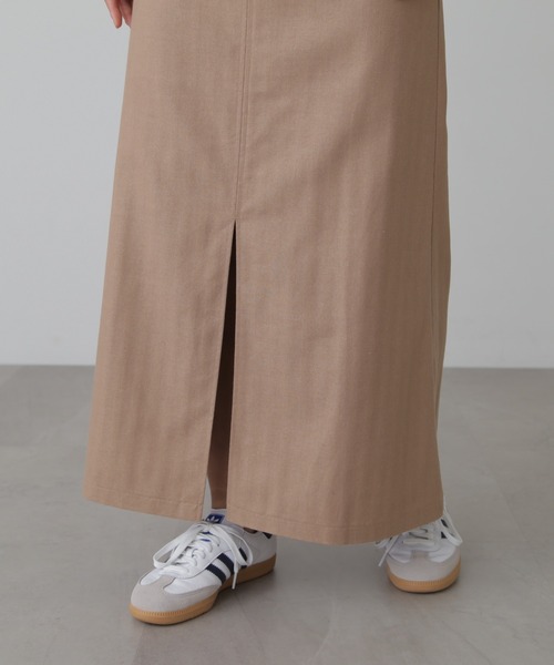 FREE'S MART(フリーズマート)の「◆【3サイズ展開XS-M】麻混フロントスリットマキシスカート【低身長サイズ有】(スカート・レディース・ブラック/ホワイト/ブラウン系その他・SMALL/MEDIUM/X-SMALL)」の18枚目の写真