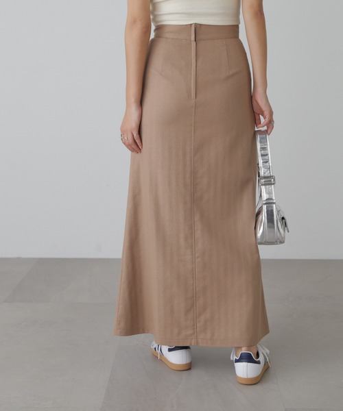 FREE'S MART(フリーズマート)の「◆【3サイズ展開XS-M】麻混フロントスリットマキシスカート【低身長サイズ有】(スカート・レディース・ブラック/ホワイト/ブラウン系その他・SMALL/MEDIUM/X-SMALL)」の20枚目の写真