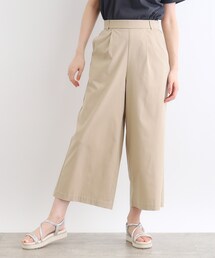 grove | ＜接触冷感・多サイズ＞サマーハイパーストレッチクロップドワイドパンツ(その他パンツ)