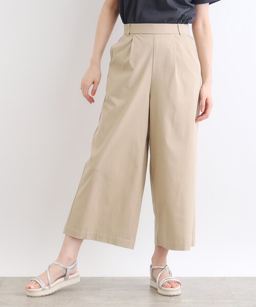 最終値下げ【美品】ゴーシュ ハイカウントリネン　ワイドパンツ 最終値下げ【美品】ゴーシュ ハイカウントリネン ワイドパンツ