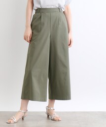 grove | ＜接触冷感・多サイズ＞サマーハイパーストレッチクロップドワイドパンツ(その他パンツ)