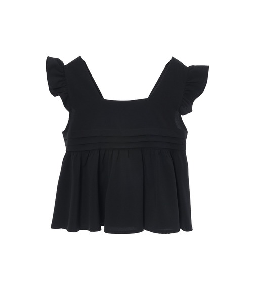 fifth（フィフス）の「フレアショルダーノースリーブブラウス（シャツ/ブラウス・レディース・ピンク/ホワイト/ブラック/ブルー・M）」の12枚目の写真