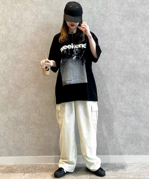 Weekend ロゴプリントTシャツ(kiharu select) / プリントTシャツ