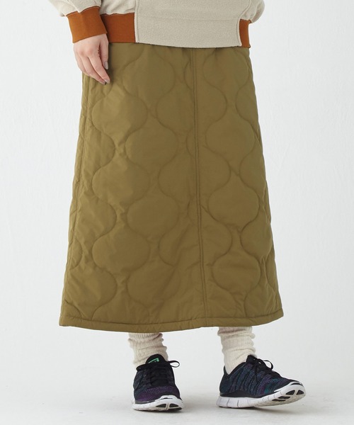 KRIFF MAYER Lady's Collection（クリフメイヤーレディースコレクション）の「キルトクライミングスカート（スカート・レディース・キャメル/ダークブラウン/カラフル/ブラック/オリーブ/オフホワイト・MEDIUM/LARGE）」の5枚目の写真