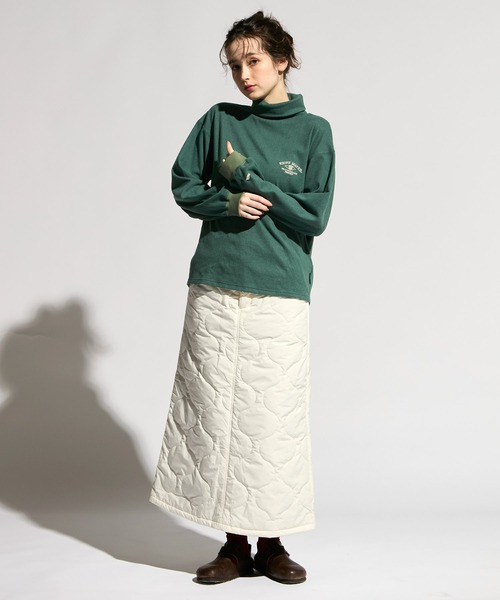 KRIFF MAYER Lady's Collection（クリフメイヤーレディースコレクション）の「キルトクライミングスカート（スカート・レディース・キャメル/ダークブラウン/カラフル/ブラック/オリーブ/オフホワイト・MEDIUM/LARGE）」の2枚目の写真