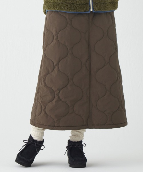 KRIFF MAYER Lady's Collection（クリフメイヤーレディースコレクション）の「キルトクライミングスカート（スカート・レディース・キャメル/ダークブラウン/カラフル/ブラック/オリーブ/オフホワイト・MEDIUM/LARGE）」の22枚目の写真