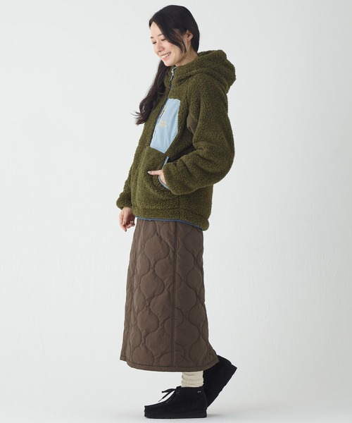 KRIFF MAYER Lady's Collection（クリフメイヤーレディースコレクション）の「キルトクライミングスカート（スカート・レディース・キャメル/ダークブラウン/カラフル/ブラック/オリーブ/オフホワイト・MEDIUM/LARGE）」の19枚目の写真