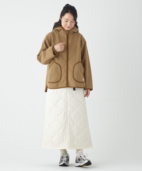 KRIFF MAYER Lady's Collection（クリフメイヤーレディースコレクション）の「キルトクライミングスカート（スカート・レディース・キャメル/ダークブラウン/カラフル/ブラック/オリーブ/オフホワイト・MEDIUM/LARGE）」の17枚目の写真