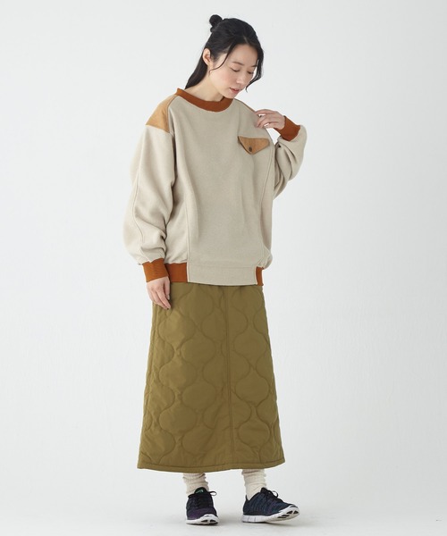 KRIFF MAYER Lady's Collection（クリフメイヤーレディースコレクション）の「キルトクライミングスカート（スカート・レディース・キャメル/ダークブラウン/カラフル/ブラック/オリーブ/オフホワイト・MEDIUM/LARGE）」の13枚目の写真