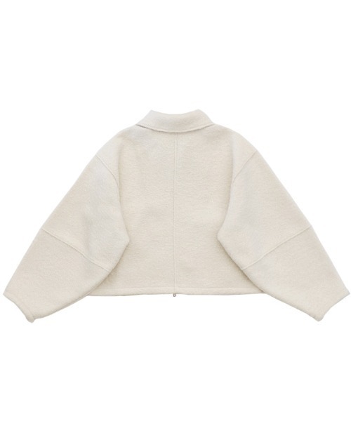 【セール】ブークレステンカラ―ダブルジップジャケット（ブルゾン）｜select MOCA（セレクトモカ）