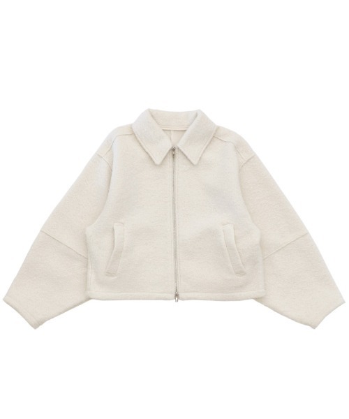 【セール】ブークレステンカラ―ダブルジップジャケット（ブルゾン）｜select MOCA（セレクトモカ）