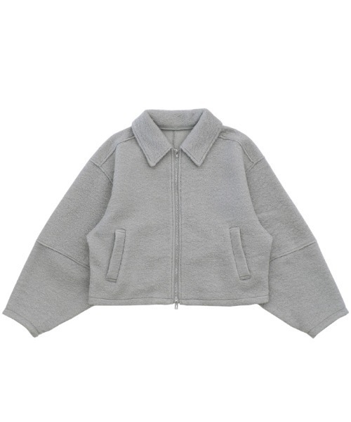 【セール】ブークレステンカラ―ダブルジップジャケット（ブルゾン）｜select MOCA（セレクトモカ）