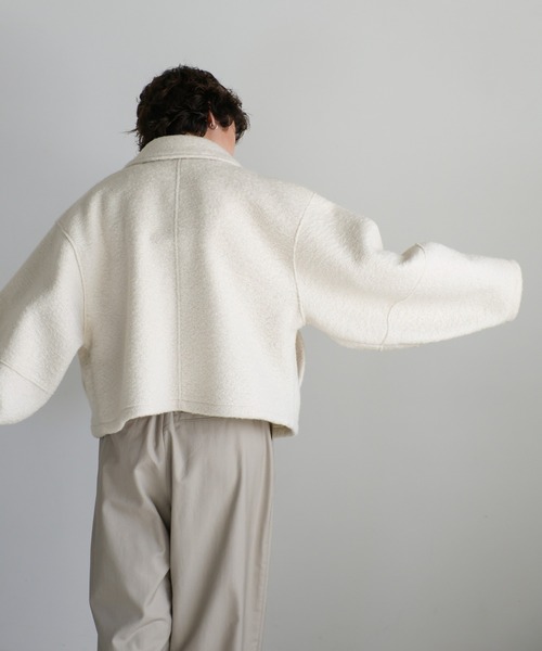 【セール】ブークレステンカラ―ダブルジップジャケット（ブルゾン）｜select MOCA（セレクトモカ）