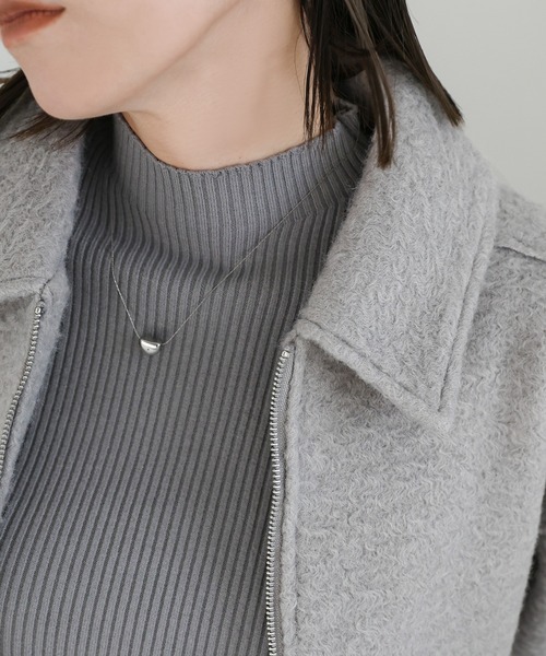 【セール】ブークレステンカラ―ダブルジップジャケット（ブルゾン）｜select MOCA（セレクトモカ）