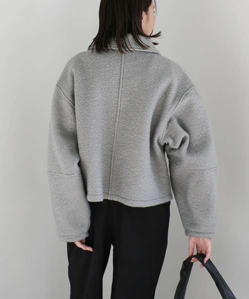 【セール】ブークレステンカラ―ダブルジップジャケット（ブルゾン）｜select MOCA（セレクトモカ）